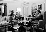 President Carter meeting with Roberta Karmel
