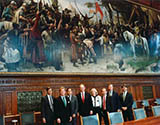 Founding of the Budapest Stock Exchange in the Parliament of the Republic of Hungary