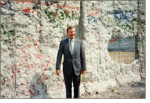 James Doty at the Berlin Wall (June 1990)