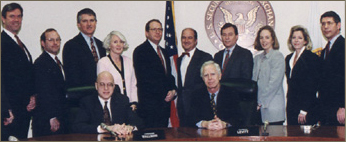 1995 SEC Commission with Division Directors and Office Heads