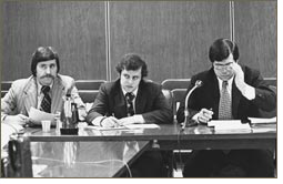 SEC "Hot Issues" Public Hearing Mario Mirabelli (right); Richard Nesson (center); Karl Stewart (left) Courtesy of Richard Nesson