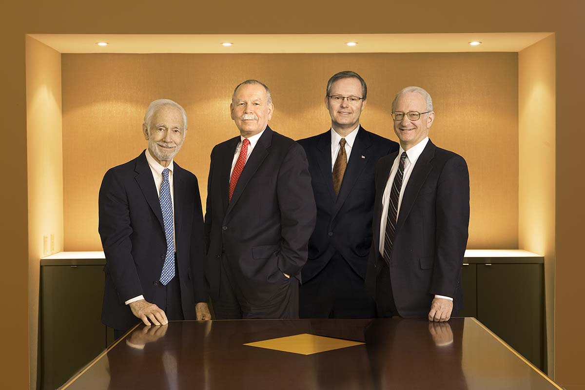 PCAOB Board Members. Left to right: Bill Gradison, Daniel L. Goelzer, Charles D. Niemeier, Steven B. Harris.