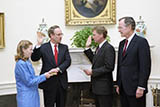 Swearing-in ceremony for SEC Chairman Richard Breeden in the White House