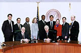 SEC Commission with Senior Staff