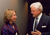 Doris Kearns Goodwin and Senator Edward M. Kennedy