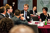 CEA Senior Advisor Michael J. Gurbutt (center) and CEA Program Leader Patricia Ledesma (right) 