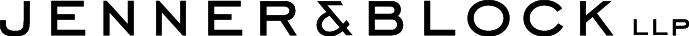 Jenner & Block LLP logo: simple, black text